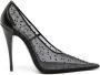 Saint Laurent Anja pumps met stras Zwart - Thumbnail 1