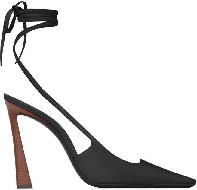 Saint Laurent Blade leren pumps Zwart