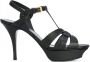 Saint Laurent 105 mm Tribute sandalen Zwart - Thumbnail 1