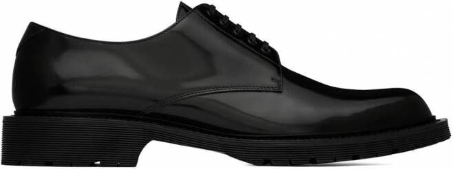 Saint Laurent Derby schoenen Zwart