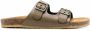 Saint Laurent Fabrice sandalen met dubbele bandjes Groen - Thumbnail 1