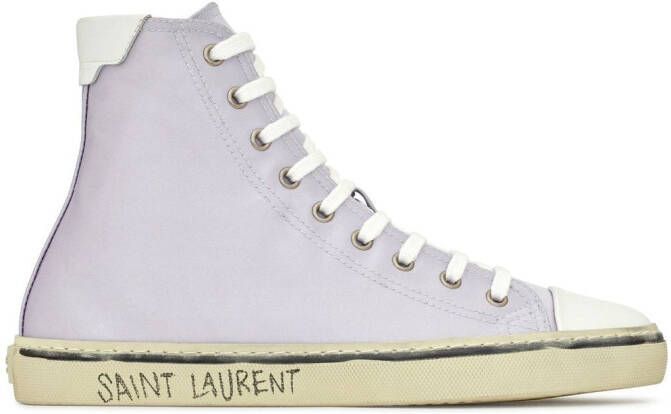 Saint Laurent High-top sneakers Paars