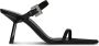 Saint Laurent 75 mm Hope sandalen met gespdetail Zwart - Thumbnail 1
