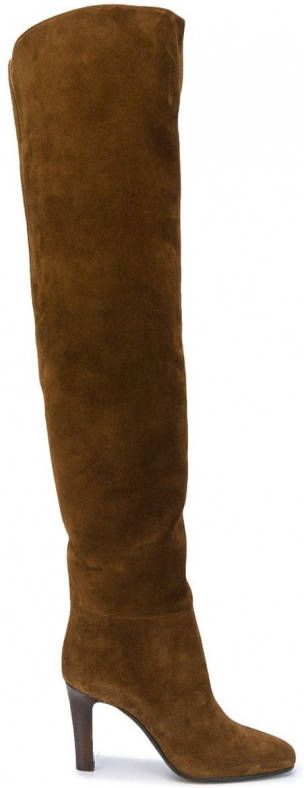 Saint Laurent Jane laarzen Bruin