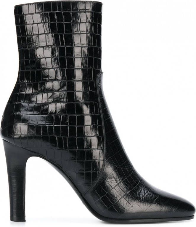 Saint Laurent Jane laarzen met rits Zwart