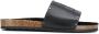 Saint Laurent Jimmy slide sandalen Zwart - Thumbnail 1