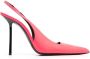 Saint Laurent Kiss slingback pumps Roze - Thumbnail 1