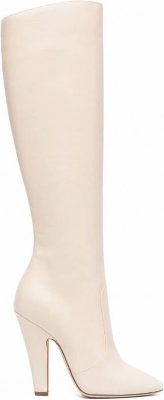 Saint Laurent Koller laarzen Beige