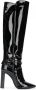 Saint Laurent Lakleren laarzen Zwart - Thumbnail 1