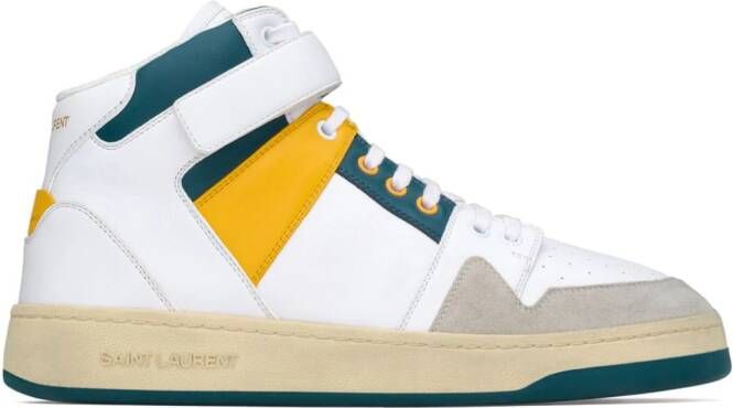 Saint Laurent LAX leren sneakers Wit