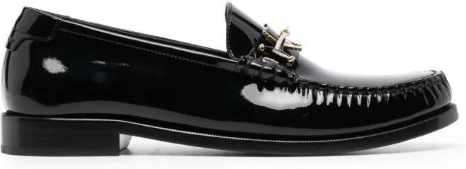 Saint Laurent Le Loafer leren loafers Zwart