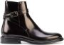 Saint Laurent Leger enkellaarzen Zwart - Thumbnail 1
