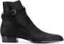 Saint Laurent Leren enkellaarzen Zwart - Thumbnail 1