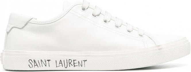 Saint Laurent Sneakers met logoprint Wit