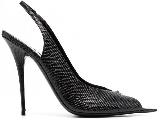 Saint Laurent Lola slingback pumps Zwart