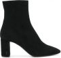 Saint Laurent Lou enkellaarzen Zwart - Thumbnail 1