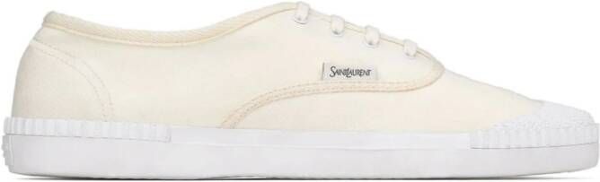 Saint Laurent Canvas sneakers Wit