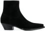 Saint Laurent Lukas 40 enkellaarzen Zwart - Thumbnail 1