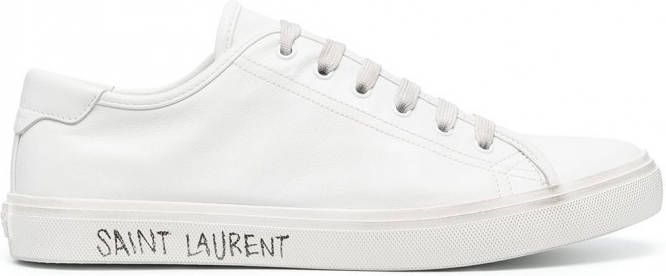Saint Laurent Malibu low-top sneakers Wit