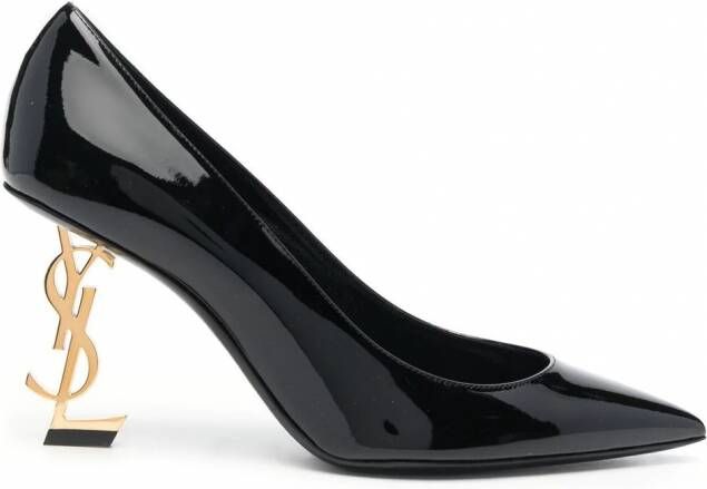 Saint Laurent OPYUM pumps met puntige neus Zwart