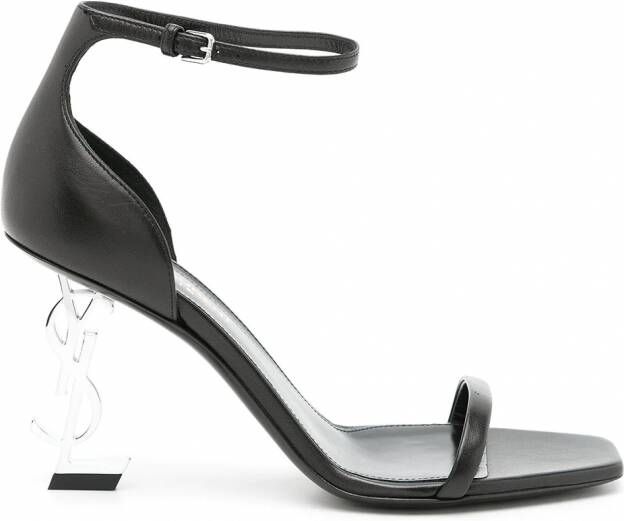 Saint Laurent Opyum sandalen met hoge hak Zwart