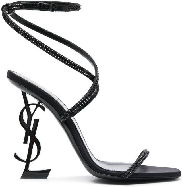 Saint Laurent Opyum sandalen Zwart