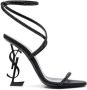 Saint Laurent 110mm Opyum sandalen Zwart - Thumbnail 1