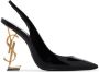 Saint Laurent Opyum slingback pumps Zwart - Thumbnail 1