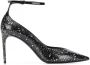 Saint Laurent Pumps met inktvlekken Zwart - Thumbnail 1