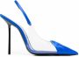 Saint Laurent Pumps met puntige neus Blauw - Thumbnail 1