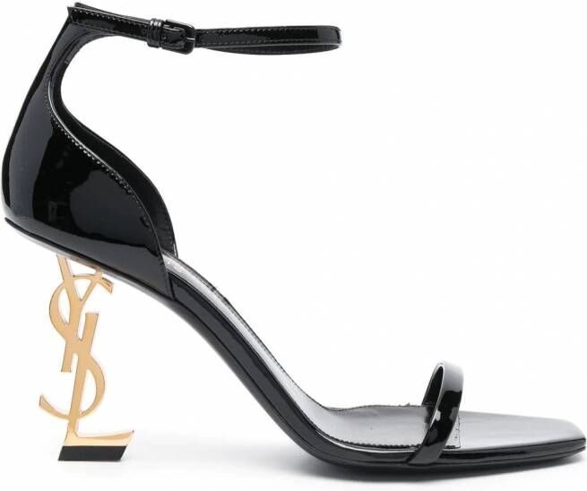 Saint Laurent 85mm Opyum sandalen Zwart