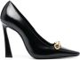 Saint Laurent Silvana pumps met ketting Zwart - Thumbnail 1