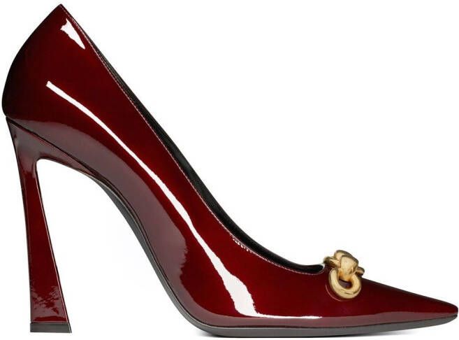 Saint Laurent 110 mm Silvana pumps Rood