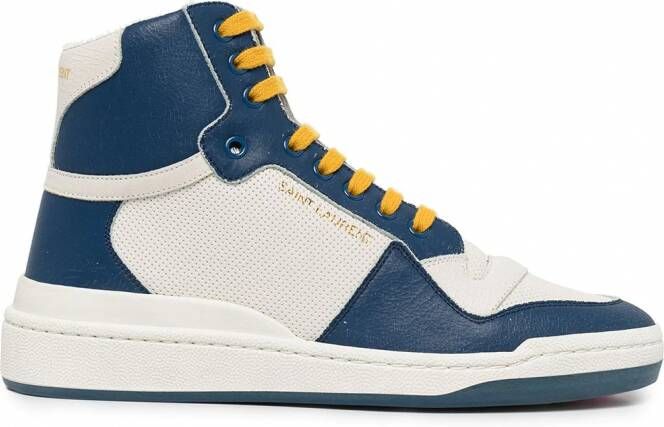Saint Laurent SL24 high-top sneakers Blauw