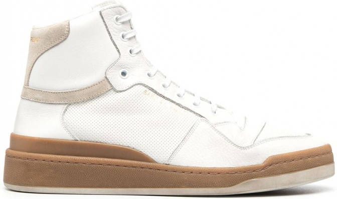 Saint Laurent SL24 high-top sneakers Wit