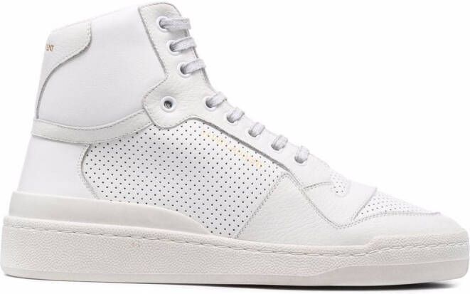 Saint Laurent SL24 high-top sneakers Wit