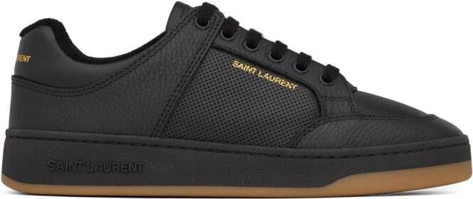 Saint Laurent Leren sneakers Zwart
