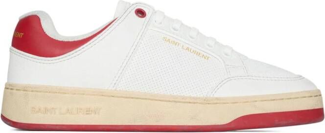 Saint Laurent SL 61 leren sneakers Wit