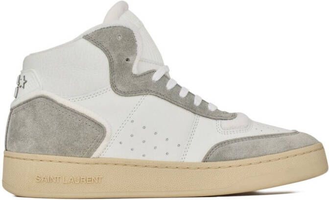 Saint Laurent SL 80 high-top sneakers Wit