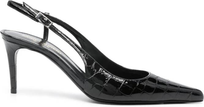 Saint Laurent Slingback pumps Zwart