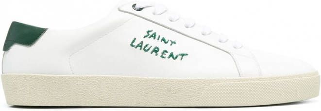 Saint Laurent Sneakers met logoprint Wit