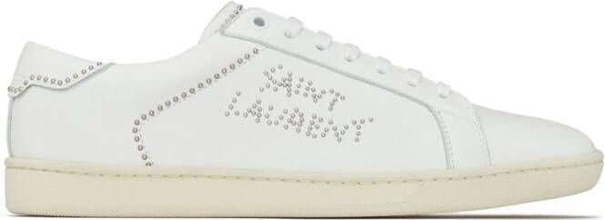 Saint Laurent Sneakers met studs Wit