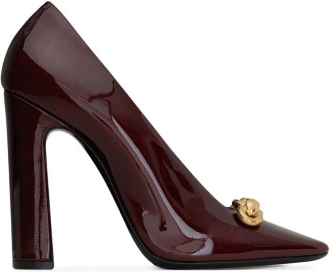 Saint Laurent 110 mm Swing pumps Rood