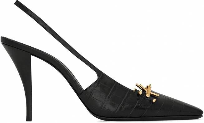 Saint Laurent Tom slingback pumps Zwart