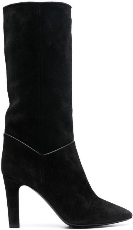 Saint Laurent Tracy knielaarzen Zwart