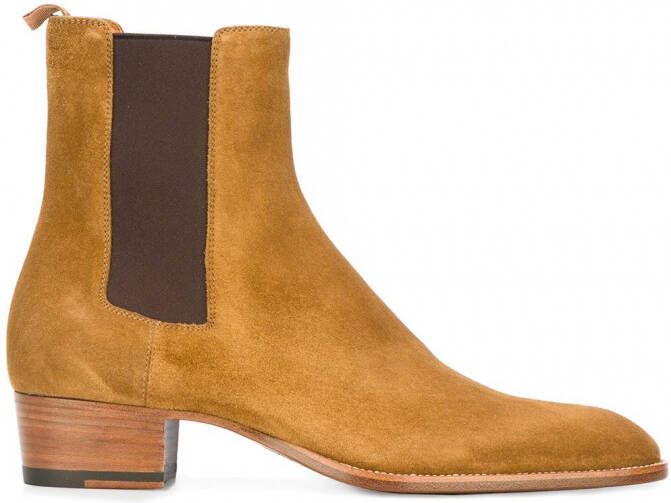 Saint Laurent Wyatt 30 chelsea boots Bruin