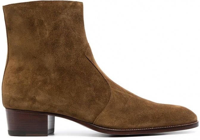 Saint Laurent Wyatt laarzen Beige