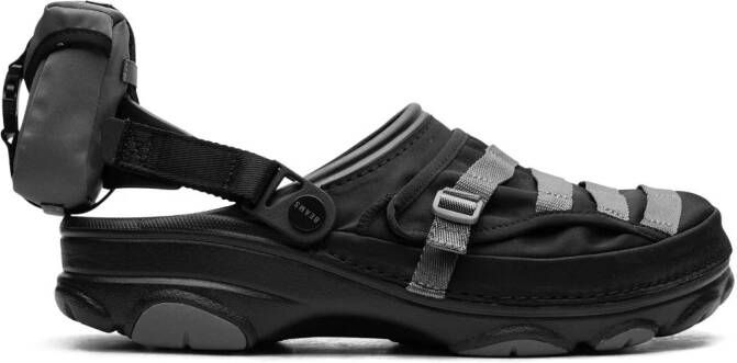 Crocs x BEAMS Classic All-Terrain Military "Black Black" klompen Zwart