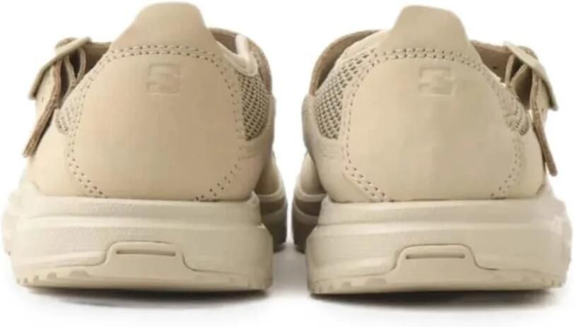 Salomon Sneakers met mesh vlakken en gespbandje Beige - Foto 3