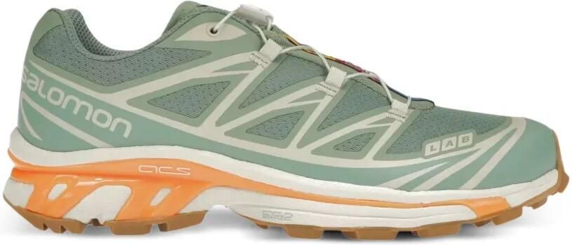 Salomon XT-6 "Granite Green Blazing Orange" sneakers Groen